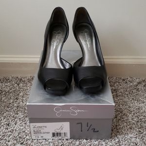 Jessica Simpson open toe heels